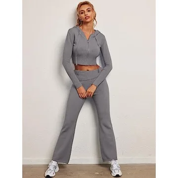 LILLUSORY Trendy Two Piece Set for Stylish Winter Comfort