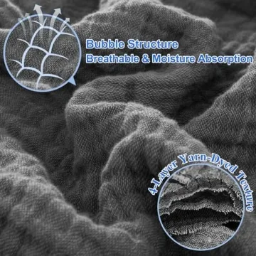 PHF 100% Cotton Muslin Blanket - King Size Comfort