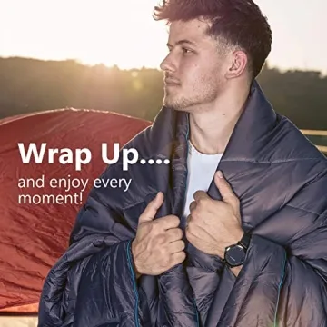 SORISON Large Weatherproof Camping Blanket for Cold Weather