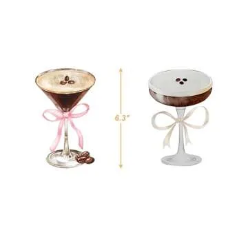 Glittery Espresso Martini Garland for an elegant celebration