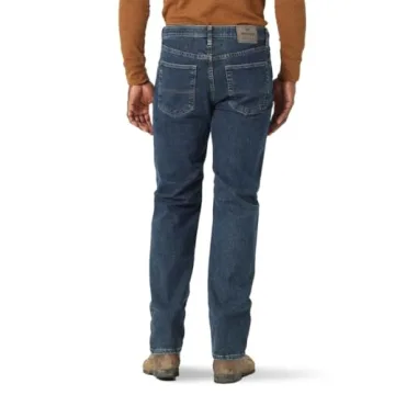 Wrangler Men's Comfort Flex Jeans - Dark Stonewash
