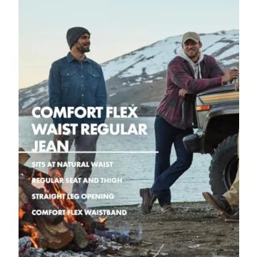 Wrangler Men's Comfort Flex Jeans - Dark Stonewash