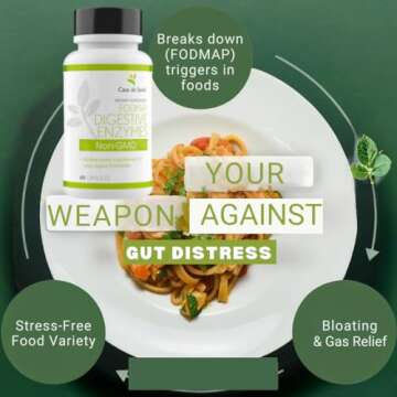 Casa de Sante FODMAP Digestive Enzymes for IBS & SIBO Support