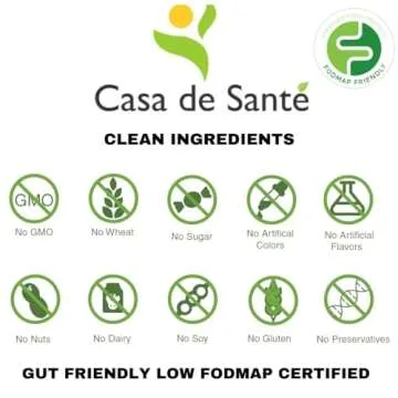 Casa de Sante FODMAP Digestive Enzymes for IBS & SIBO Support