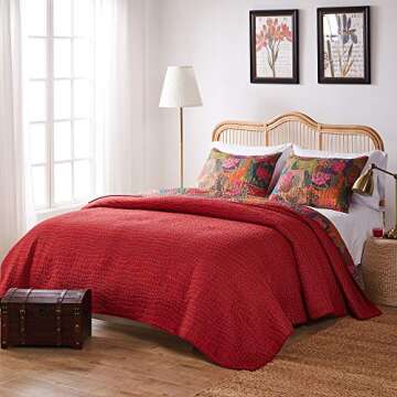 Greenland Home Jewel 100% Cotton Quilted Bedding Set