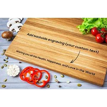 Personalized Wooden Cutting Board for Home Use