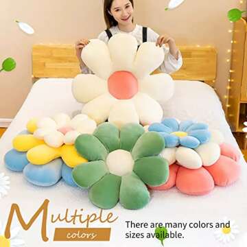 YesMora Flower Pillow - Cute Floor Decor for All Ages