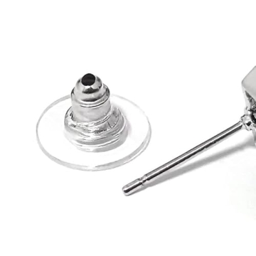 Stylish Pearl White Bow-knot Statement Earrings for Her