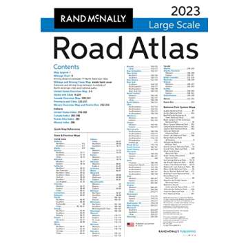 Rand McNally 2023 Large Scale Road Atlas (Rand McNally Large Scale Road Atlas USA)