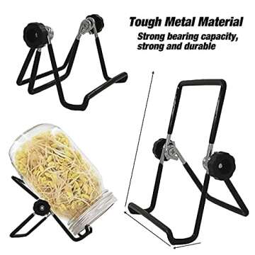 Sprouting Jar Kit - Mason Jar with Stainless Steel Lid