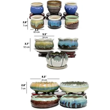 Rustic Ceramic Planter for Succulents Small Plants