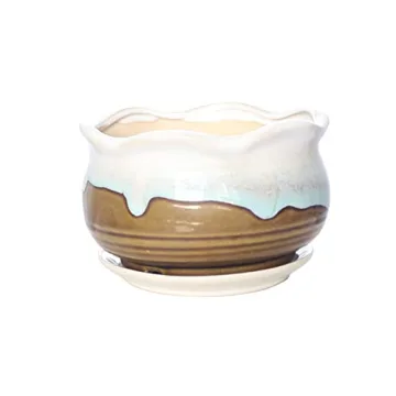 Rustic Ceramic Planter for Succulents Small Plants