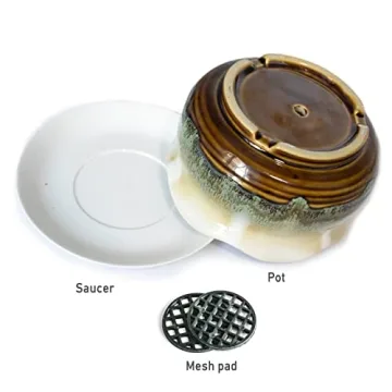 Rustic Ceramic Planter for Succulents Small Plants