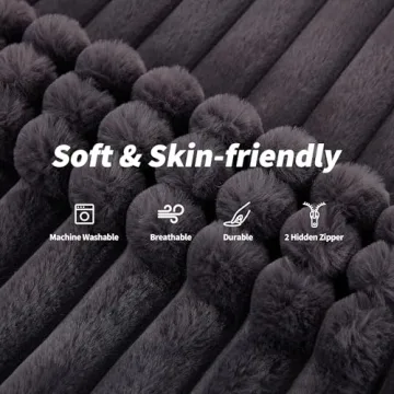 Giant 3-in-1 Bean Bag Chair for Adults - Dark Grey