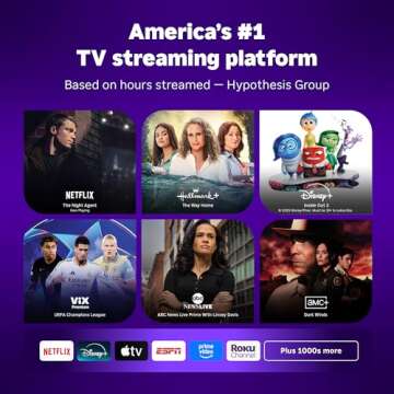 Roku Streaming Stick 2025 - HD Roku Streaming Device for TV with Voice Remote - Free & Live TV