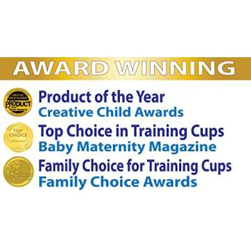 Reflo Smart Cup (Asst 4 colors) Open Training Cup, Toddler Cup, No Suction 6oz, 360 Control-Flow, US...