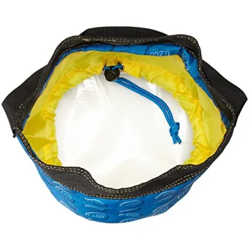 LEGO STORAGE CINCH BUCKET - BLUE FOR ORGANIZING LEGOS
