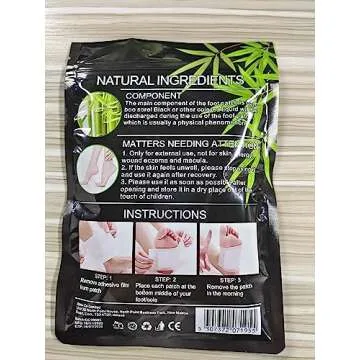 20PCS Natural Ginger Foot Pads for Relaxation and Detox