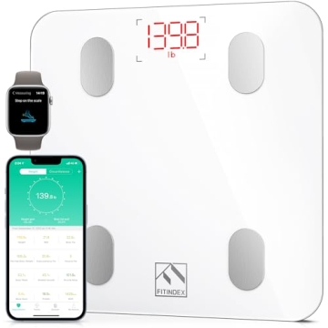 FITINDEX Smart Scale - Bluetooth, 13 Metrics Included