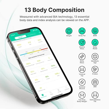 FITINDEX Smart Scale - Bluetooth, 13 Metrics Included