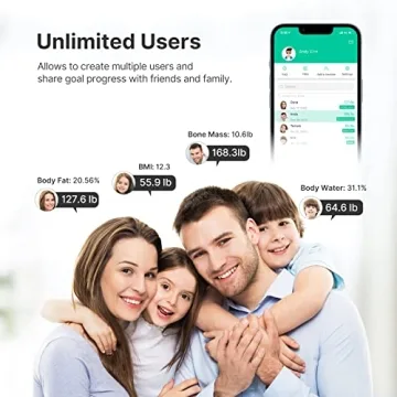 FITINDEX Smart Scale - Bluetooth, 13 Metrics Included