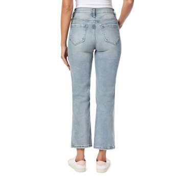 kensie Ella High-Rise Straight Leg Jeans for Women