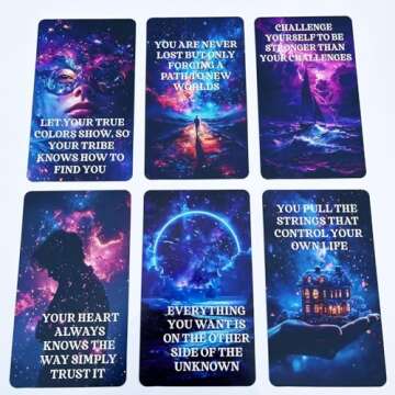 EMPATHSOUL Highest Self Messages Oracle Deck, Cosmic Guidance Oracle Deck, Divine Energy Oracle Deck for Beginners, Unlock Your Full Potential Life Purpose Fulfilment