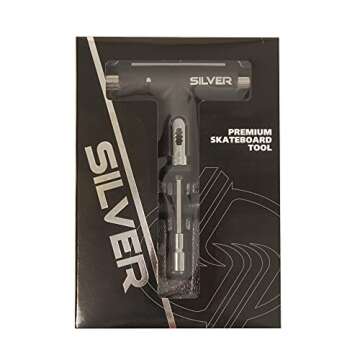 Versatile Silver Skate Tool Black for All Skaters