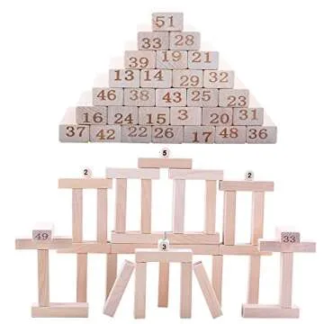 QZM Wooden Stacking Game - Ultimate Family Fun