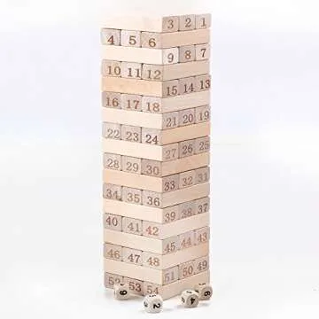 QZM Wooden Stacking Game - Ultimate Family Fun