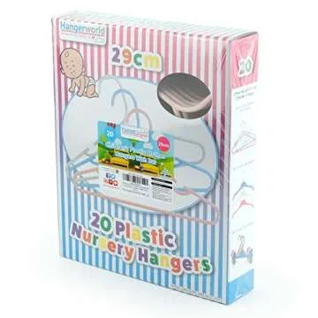 HANGERWORLD Kid's Hangers for Baby Nursery Closet Storage
