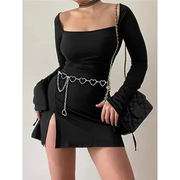 Elegant Women Long Tassel Waist Chain Belt for Fashion