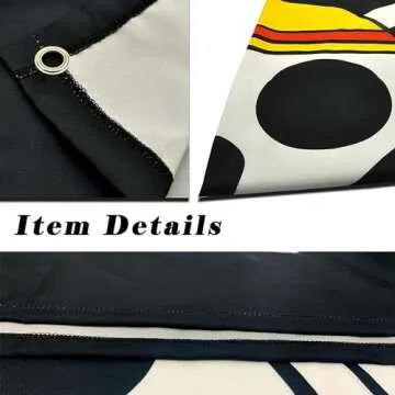 Sosolong Kingsize tapestry,93 * 71in Pirate Legion Flag，Anime character Party banner Anime Tapestry For Party or Room Wall Decortion