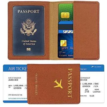 Stylish Passport Holder and Airtag Combo Set for Travel Essentials