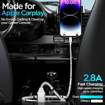 Magnetic Charging Cable,(3FT) Super Organized Charging Magnetic Absorption Nano Data Cable for Phone...