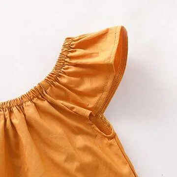 Yiner Toddler Baby Girl Summer Clothes Ruffle T-Shirt Tops+ Flower Shorts Set Casual Outfits