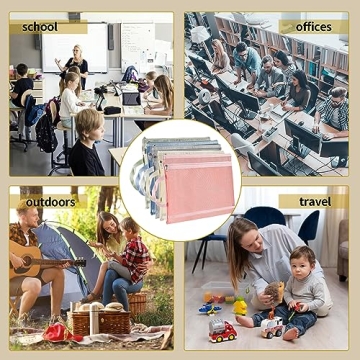 TrueLux 10 Pack Mesh Zipper Pouches for Toys & School