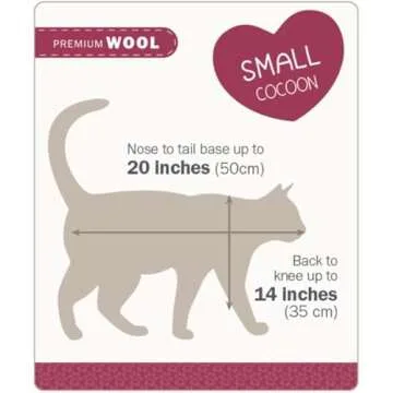 Sweet Goodbye Cocoon® - Eco-Friendly Pet Burial & Cremation Ceremony Kit (Premium Wool) - Casket for Dogs and Cats (Choose Size & Color) (Small, Aqua)
