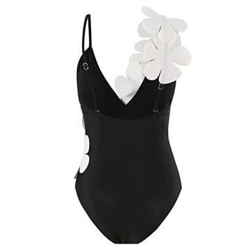 Stylish Women’s Black Swimsuit with Cover Up - Perfect for Summer