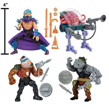 Teenage Mutant Ninja Turtles Classic 4" Figure Bundle