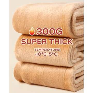 ATHVOTAR Fleece Lined Winter Tights Women - Thermal Warm Opaque Pantyhose Thick Sheer Leggings Black...