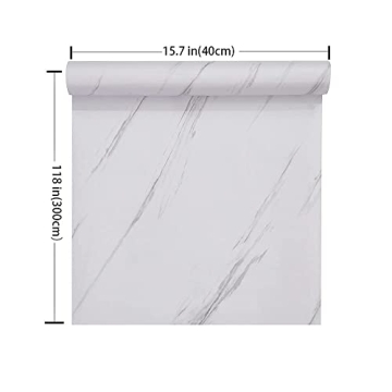 Glossy Marble Peel and Stick Wallpaper for Easy Home Decor