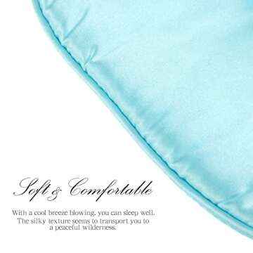 48 Pieces Silk Sleep Mask Eye Coverings for Sleeping Smooth Soft Eye Covers Mask with Elastic Strap for Sleeping Blocking Lights Travel Relax (48 Pieces)