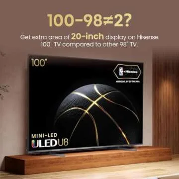 Hisense 100-Inch U8 Mini-LED 4K UHD Smart TV