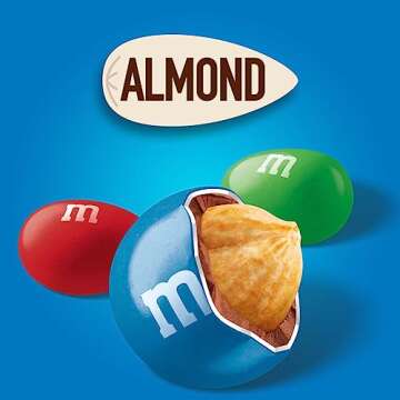 M&M'S Almond Milk Chocolate Candy, Sharing Size, 9.3 oz Bag