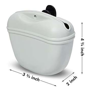 Kamehame Dog Treat Pouch, 2 Pack Silicone Dog Treat Bag Dog Training Treat Pouch with Magnetic Closure and Waist Clip, Portable Wet Treat Training Pouch for Pet Puppy