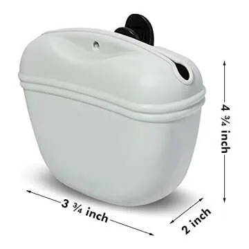 Kamehame Dog Treat Pouch, 2 Pack Silicone Dog Treat Bag Dog Training Treat Pouch with Magnetic Closure and Waist Clip, Portable Wet Treat Training Pouch for Pet Puppy