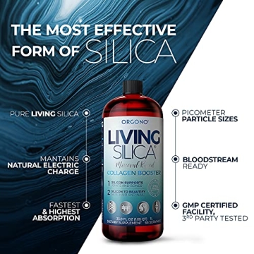 Orgono Living Silica: Vegan Collagen Booster Liquid