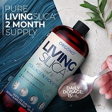 Orgono Living Silica: Vegan Collagen Booster Liquid