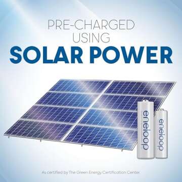 Eneloop Panasonic BK-3MCCA16FA AA 2100 Cycle Ni-MH Pre-Charged Rechargeable Batteries, 16-Battery Pack